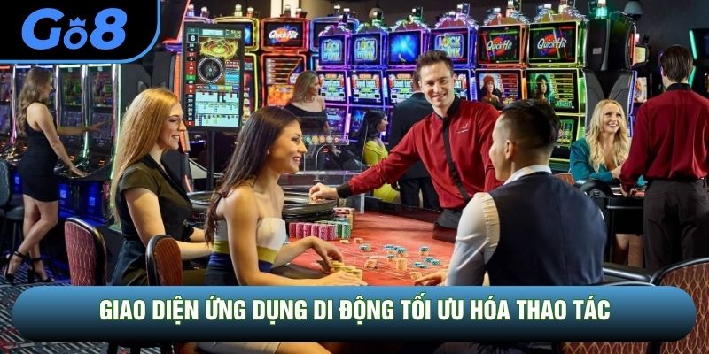 Giao diện ứng dụng di động tối ưu hóa thao tác