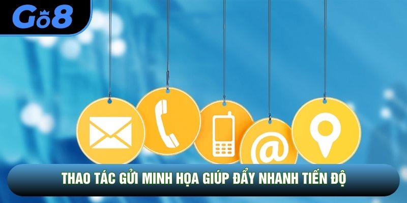 Thao tác gửi minh họa giúp đẩy nhanh tiến độ Thao tác gửi minh họa giúp đẩy nhanh tiến độ
