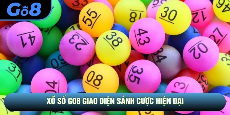 Xổ số GO8 giao diện sảnh cược hiện đại
